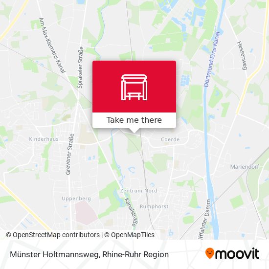 Münster Holtmannsweg map