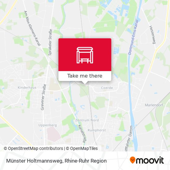 Münster Holtmannsweg map