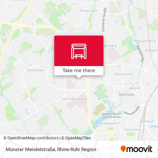 Münster Mendelstraße map