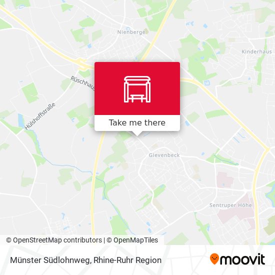 Münster Südlohnweg map