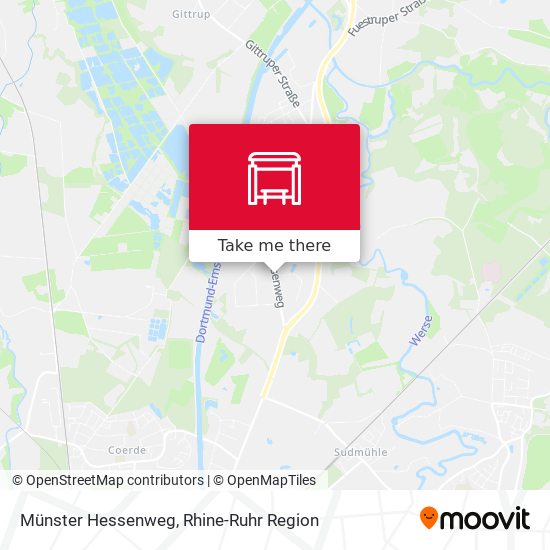 Münster Hessenweg map