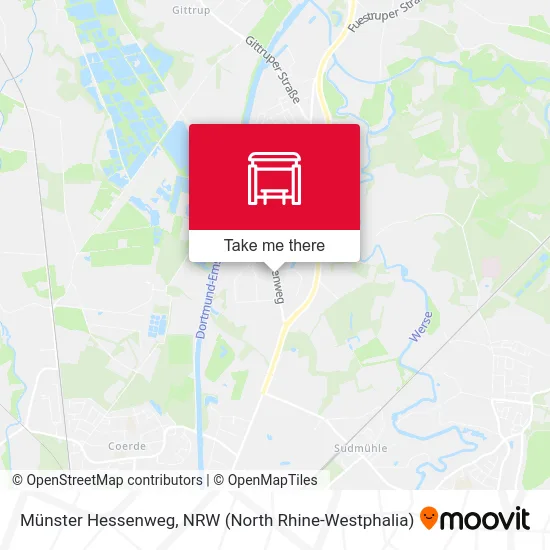 Münster Hessenweg map