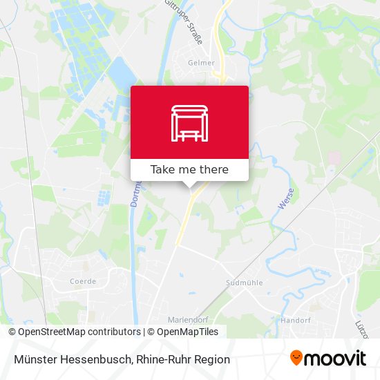 Münster Hessenbusch map