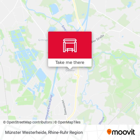 Münster Westerheide map