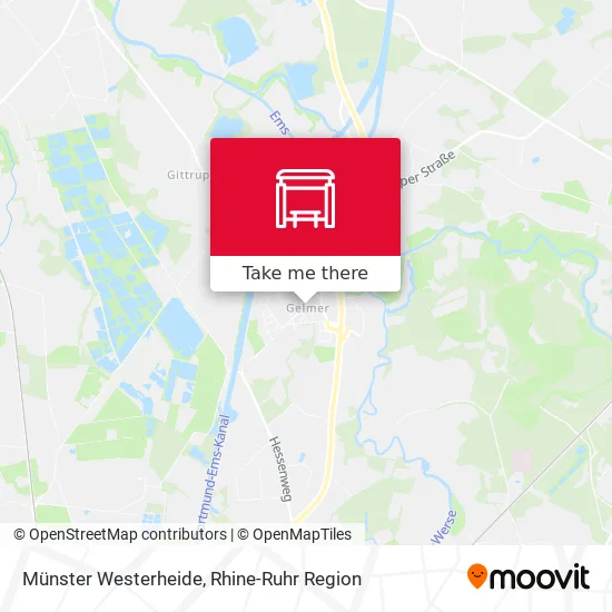 Карта Münster Westerheide