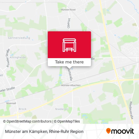 Münster am Kämpken map