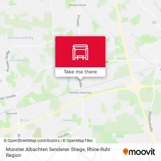 Карта Münster Albachten Sendener Stiege