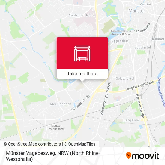 Карта Münster Vagedesweg