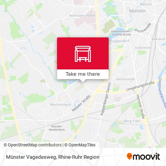 Münster Vagedesweg map