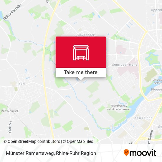 Münster Ramertsweg map