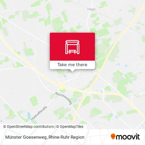 Münster Goesenweg map