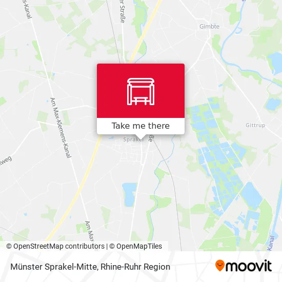 Карта Münster Sprakel-Mitte