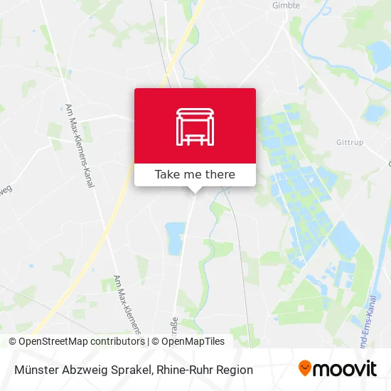 Карта Münster Abzweig Sprakel