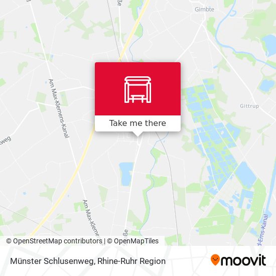 Münster Schlusenweg map