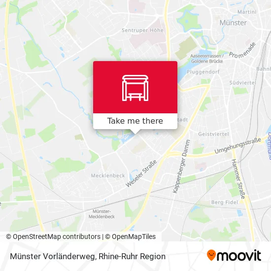 Карта Münster Vorländerweg