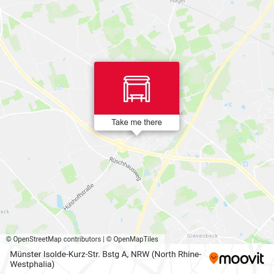 Карта Münster Isolde-Kurz-Str. Bstg A