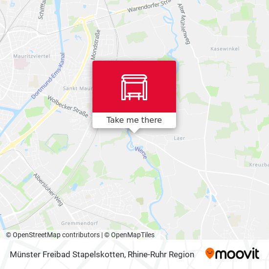 Карта Münster Freibad Stapelskotten