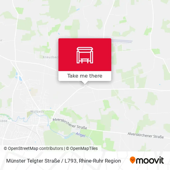 Карта Münster Telgter Straße / L793