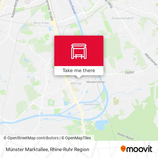 Карта Münster Marktallee