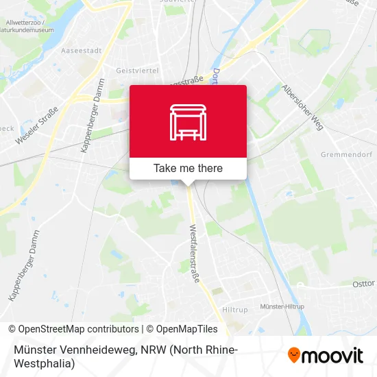 Карта Münster Vennheideweg