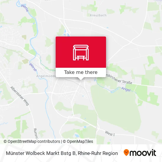 Карта Münster Wolbeck Markt Bstg B