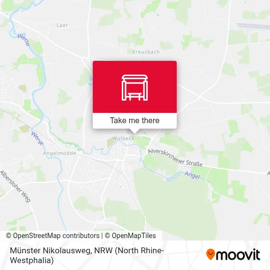 Münster Nikolausweg map