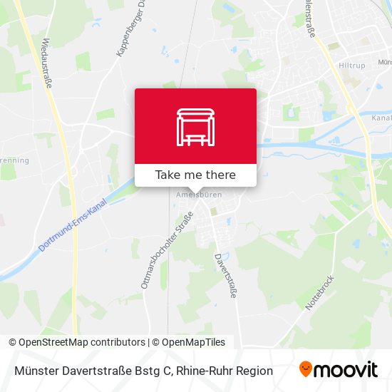 Münster Davertstraße Bstg C map