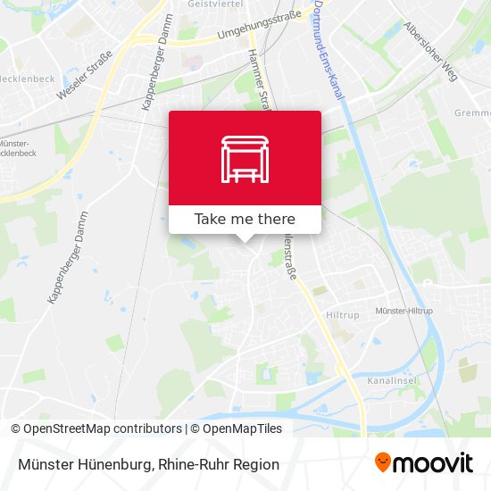 Münster Hünenburg map