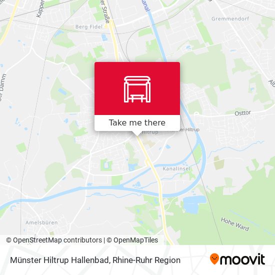 Münster Hiltrup Hallenbad map