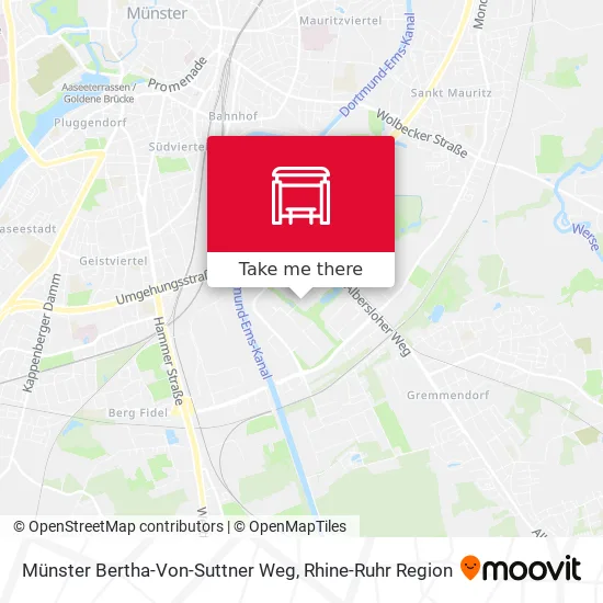 Карта Münster Bertha-Von-Suttner Weg