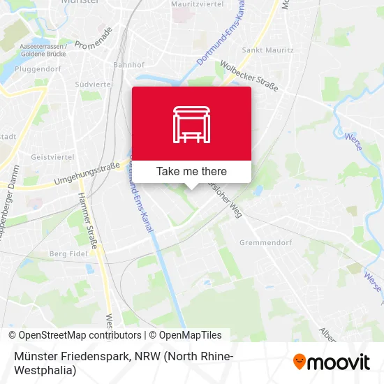 Карта Münster Friedenspark