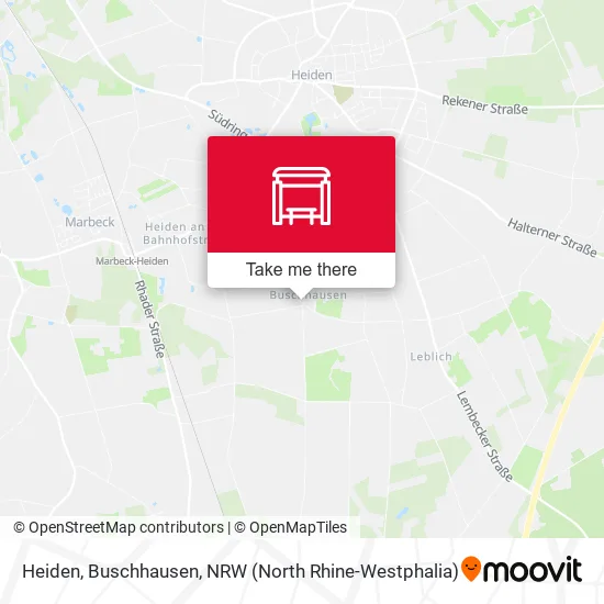 Карта Heiden, Buschhausen