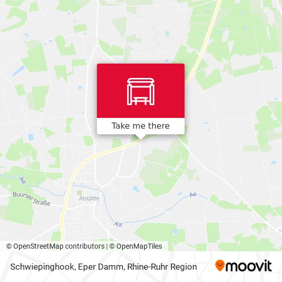 Schwiepinghook, Eper Damm map