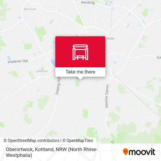 Oberortwick, Kottland map