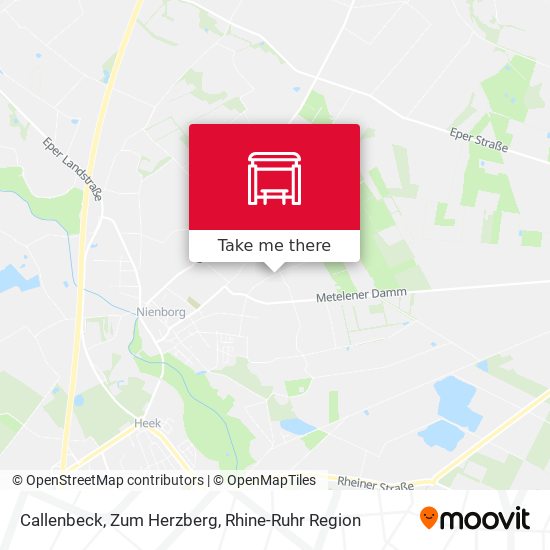 Карта Callenbeck, Zum Herzberg