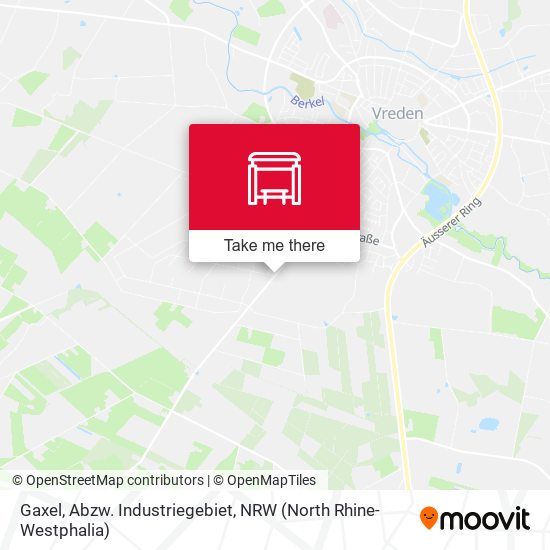Gaxel, Abzw. Industriegebiet map