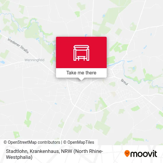Stadtlohn, Krankenhaus map