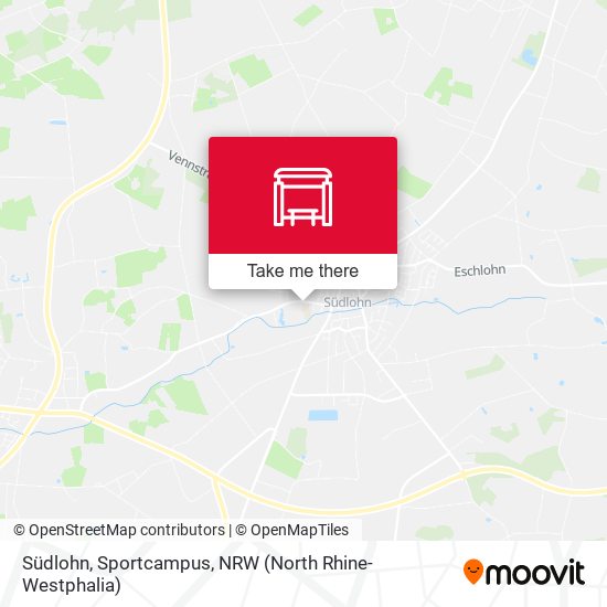 Südlohn, Sportcampus map