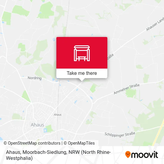 Ahaus, Moorbach-Siedlung map