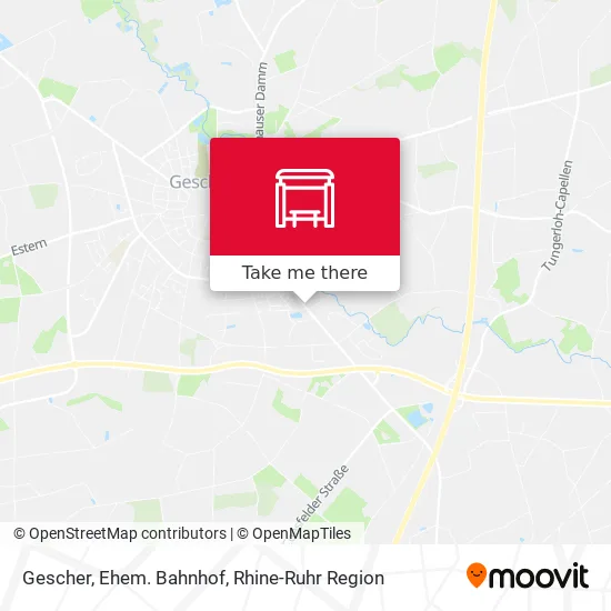 Карта Gescher, Ehem. Bahnhof