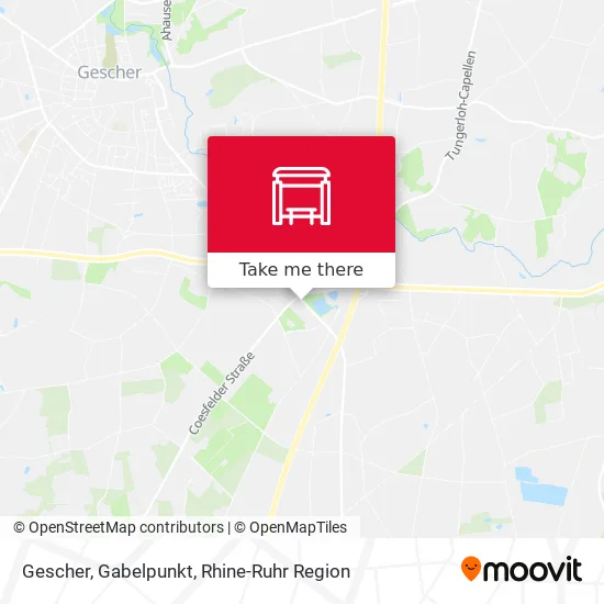 Карта Gescher, Gabelpunkt