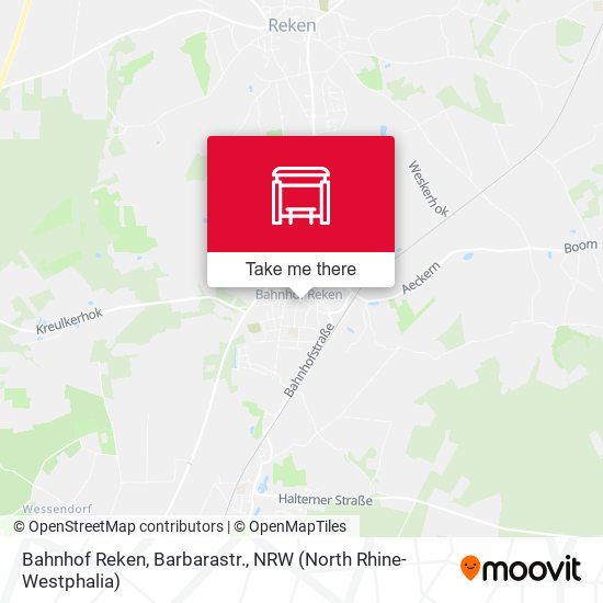 Bahnhof Reken, Barbarastr. map
