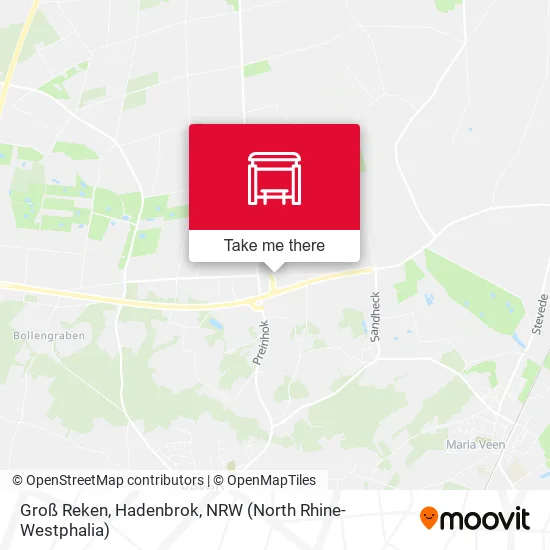 Карта Groß Reken, Hadenbrok