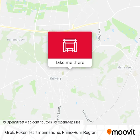 Карта Groß Reken, Hartmannshöhe