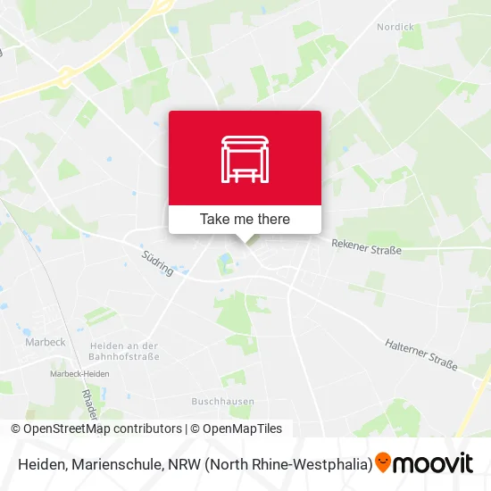 Карта Heiden, Marienschule