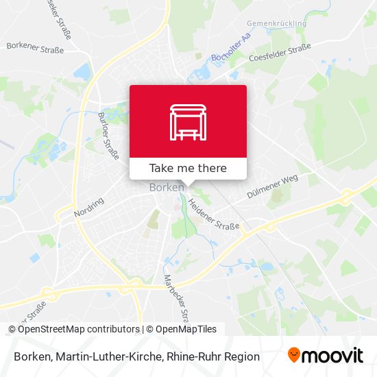 Borken, Martin-Luther-Kirche map
