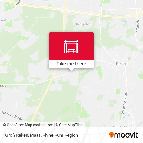 Карта Groß Reken, Maas