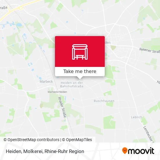 Карта Heiden, Molkerei