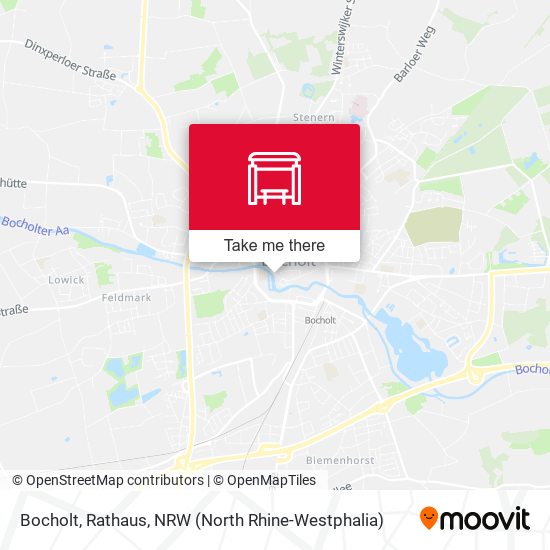 Bocholt, Rathaus map