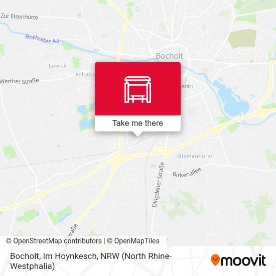 Bocholt, Im Hoynkesch map